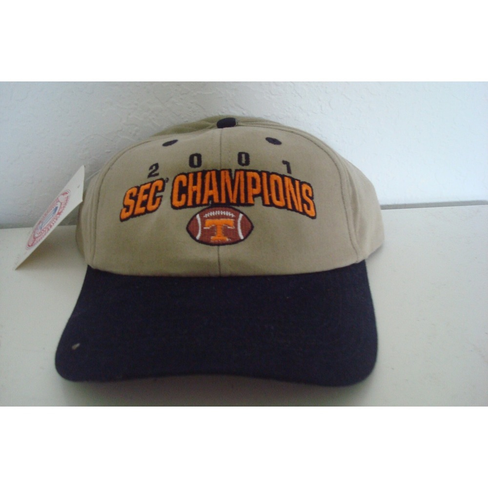 TENNESSEE VOLS 2001 STRAPBACK DEADSTOCK HAT CAP VINTAGE D3
